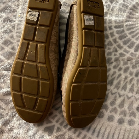Used Coach shoes, does have a tear on side of shoe but Can be repaired. - Picture 3 of 3